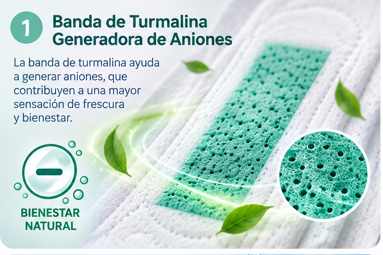 Banda de Turmalina Generadora de Aniones